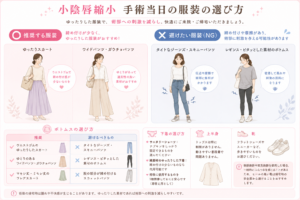 小陰唇縮小 手術当日の服装の選び方